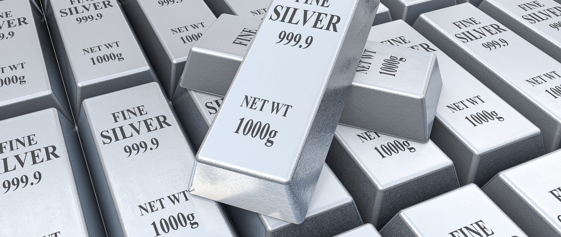 Silver bullion bars
